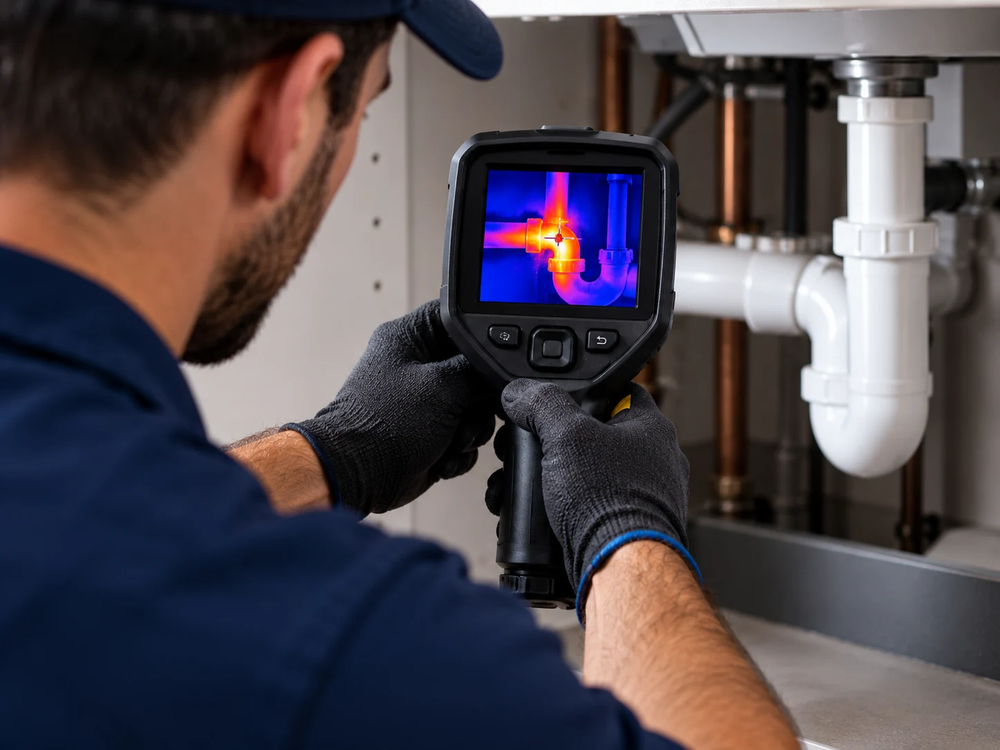 Water leak concerns — plumbing concept