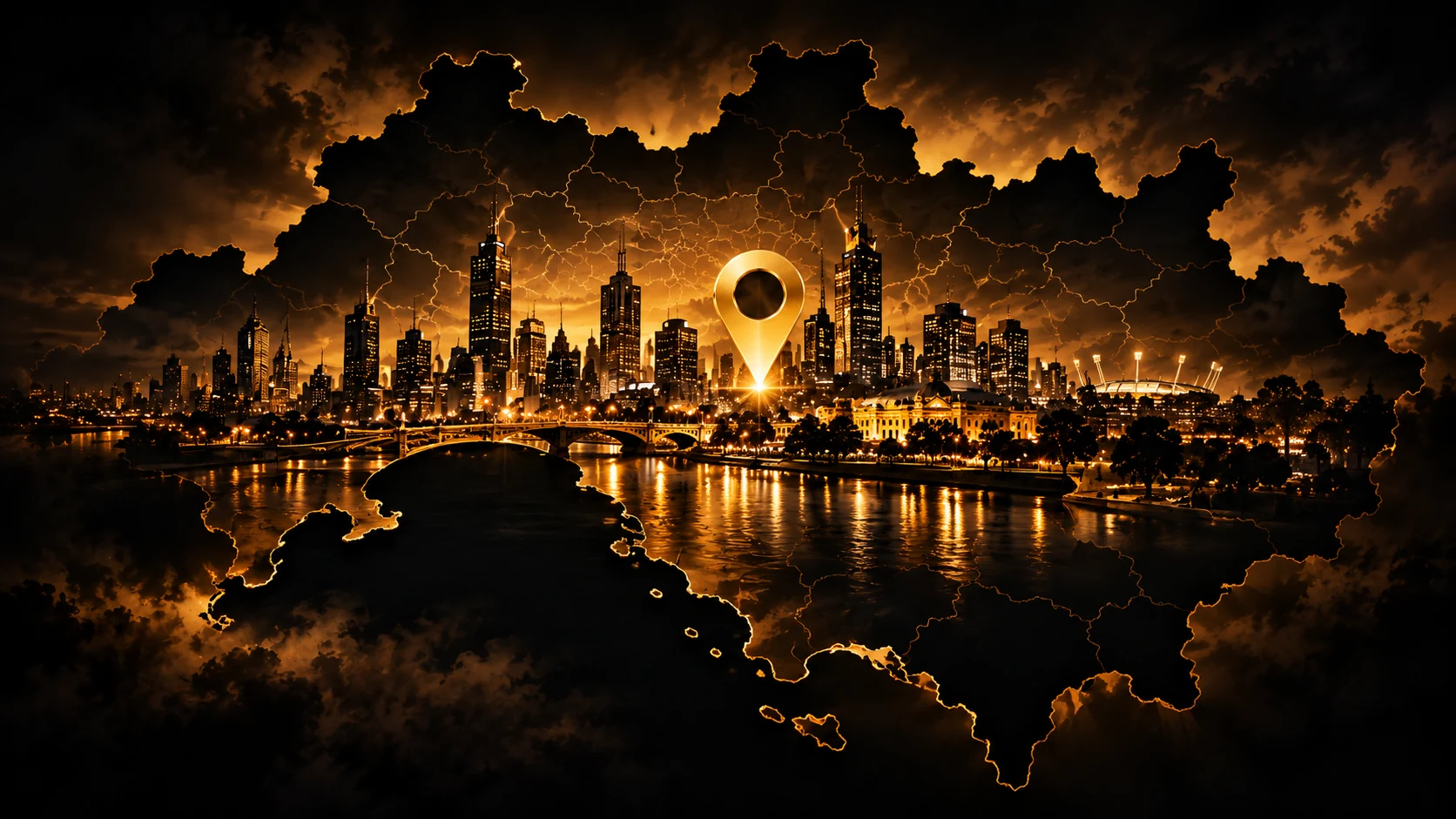 Melbourne skyline image